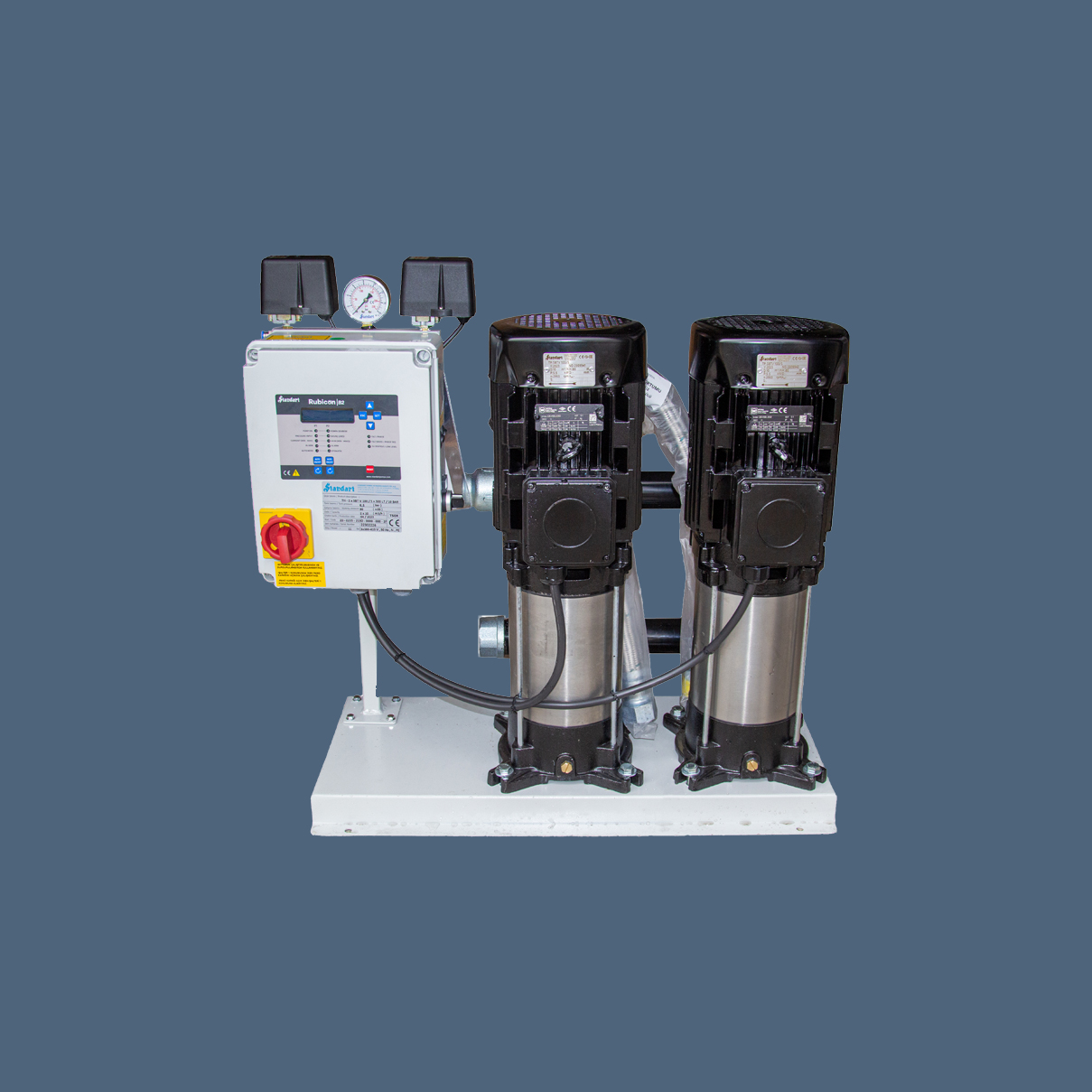 Standart 2XSBT-V-100/5. 5,5KW T. Dik Paket Hidrofor