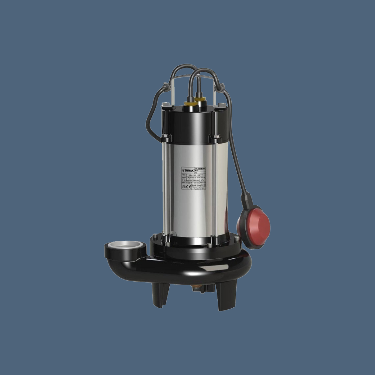  Sbrm15/2 1,5 Hp M Bıçaklı Fos.Dalgıç Pompa